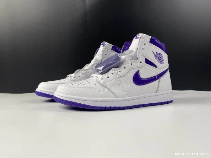 Kick Theory 1 HIGH JORDAN RETRO PURPLE AIR COURT CD0461-151 0726